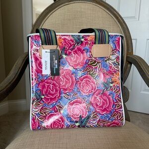 Consuela Colorful Floral Tote Bag